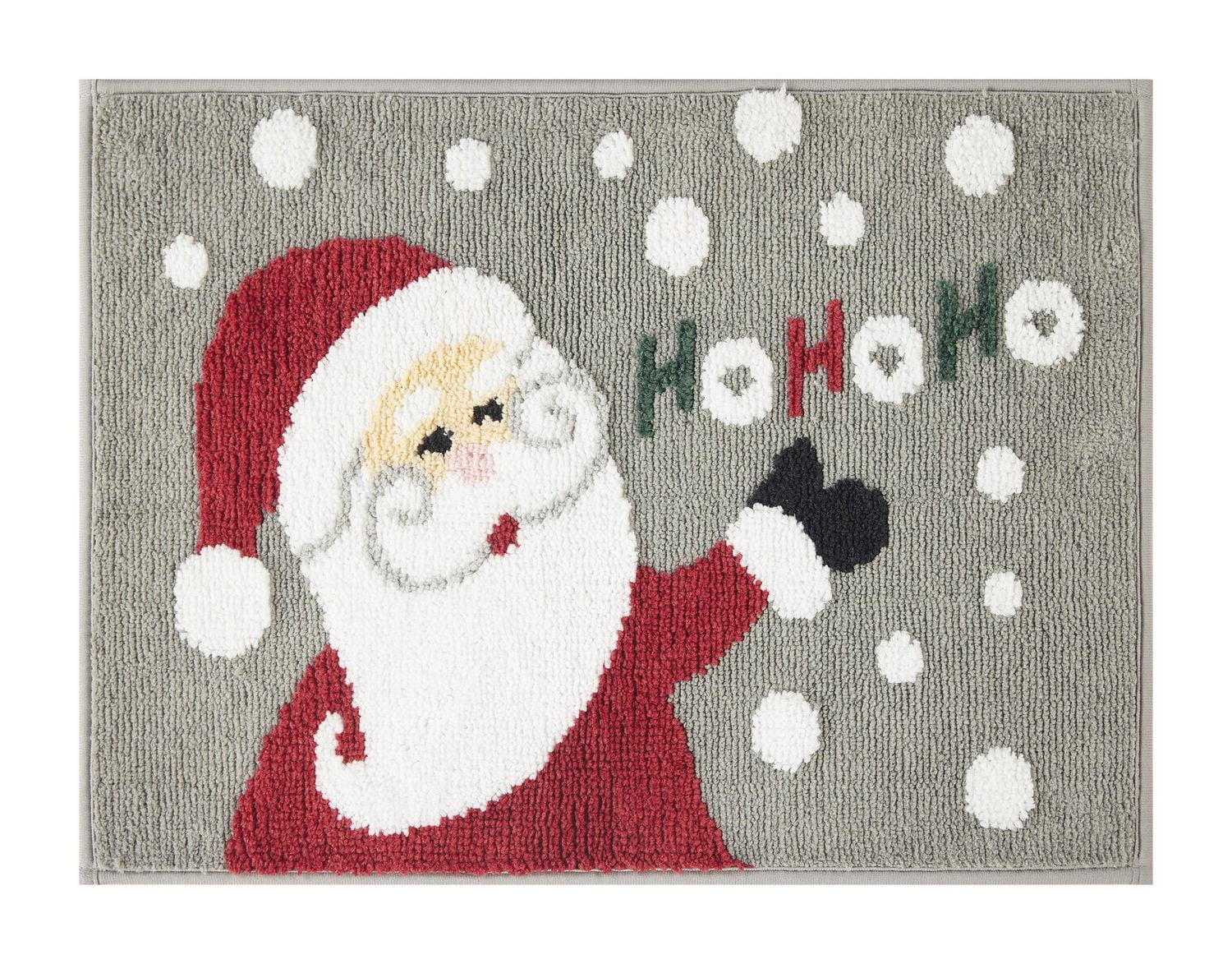 Santa Bath Mat 18x24" Multi with gel backing