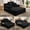 Convertible Black, variant on Kelyda 61'' Boneless Chaise Lounge Chair Indoor, Oversized Modern Cloud Faux Fur Couch Sofa Bed Sleeper Chair Beige