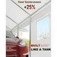 thumbnail image 4 of Ataucjin 20'x13'x10' Heavy Duty Carport,Portable Garage with 180G Side Walls,Front and Rear Doors,Car Shelter for Trucks,Boats,and SUVs, 4 of 7