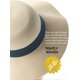 thumbnail image 5 of Womens Beach Sun Straw Hat UV UPF 80+ Travel Foldable Brim Summer UV Hat, 5 of 5