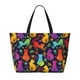 thumbnail image 2 of Fotbe Colorful Cats Bolsa de Viaje para Playa - Resistente al Agua, Bolsa Tote de Gran Capacidad y Ligera con 7 Bolsillos para Mujeres y Hombres, 2 of 7