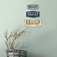 thumbnail image 4 of Fancy No Mooring Private Dock Sign (Brushed Silver) - Small, 4 of 8