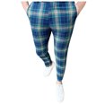 thumbnail image 3 of Zszcpp Work Pants Men Outerwear Plaid Print Relax Large Size Fitted Spring Autumn Long Lounge Trousers Casual Trouser, 3 of 7