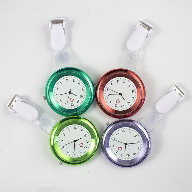 Montre de Poche pour Infirmière, Médecin, Médecin, Mode, Chiffres Ronds, Analogique, Quartz, à Clip