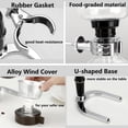 thumbnail image 4 of [Vidrio mejorado] Cafetera de sifón de vidrio borasilicato, 5 tazas de 600 ml (20 onzas) de gravedad, 4 of 8