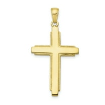10k Gold Cross Pendant