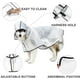 thumbnail image 2 of Impermeable transparente para perros con capucha. Resistente al viento y al agua. Puños elásticos. Impermeable ajustable, apto para perros medianos y grandes (8XL)., 2 of 5