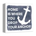 thumbnail image 2 of Creative Products Home Is Where You Drop Your Anchor 12 x 12 Canvas Wall Art, 2 of 4
