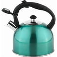 thumbnail image 2 of walmart Basics Bouilloire en Acier Inoxydable, 2.4-Quart, Turquoise, 2 of 4
