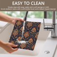 thumbnail image 4 of Placemat, Pioneer Flower Floral Print Pattern Place Mats Table Mat Set Of 2, PVC Washable Placemats for Party Kitchen Dining Decoration, 18x12 Inch, Fade Resistant, 4 of 6