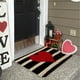 thumbnail image 1 of Fiudx Ofertas de la semana Felpudo para el día de San Valentín, alfombras de bienvenida para exteriores, para puerta de entrada, gnomos de San Valentín, regalos de corazones de amor, felpudo antidesl, 1 of 7