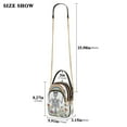 thumbnail image 2 of ALAZA Chain Crossbody Bags for Women Skull Floral Rainbow Shoulder Handbag Phone Purse, 2 of 5
