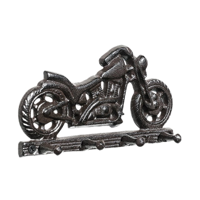 DimyFew Key Holder Cast Iron Bicycle Key Holder Wall Hooks Hanging Decorative Organizer Wall Mounted Hanger Key Hook Keys Rack with Rustproof Material Suitabl 19x10.5cm