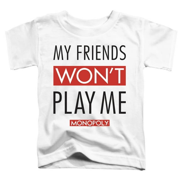 Monopoly My Friends S/S Toddler T-Shirt White