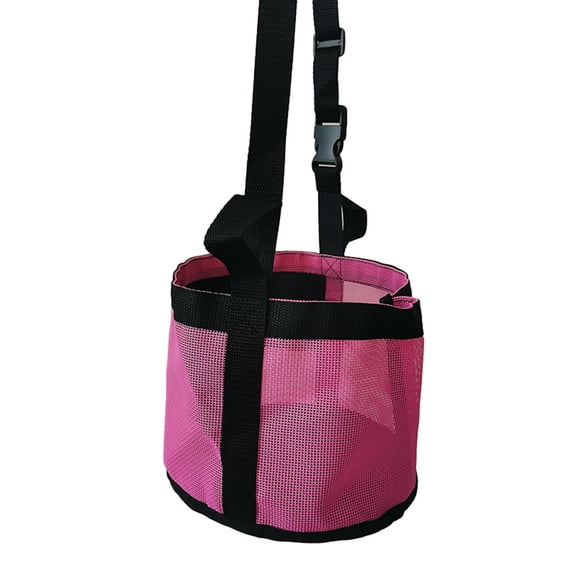 Horse Feed Bag Hay Storage Bag Slow Feed Bucket Hay Bucket with Adjustable Strap, Horse Feeding Hay Bag Horse Feed Bag