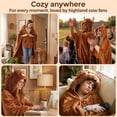 thumbnail image 4 of Sudadera portátil con capucha Mewaii Ultimate Sofdness Highland Cow, 4 of 9