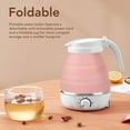 thumbnail image 3 of Electric Kettle, Foldable 0.6L 600W Heat  Rust Proof Portable Electric Kettle For Travel Home Use Hot Water US Plug 110V, 3 of 8