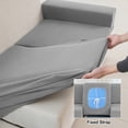thumbnail image 7 of Sanmadrola Waterproof Couch Cushion Cover for Sectional Sofa,Slipcover Stain Resistant High Elasticity Wear-Resistant Striped Sofa Cover,Light Grey Back Couch Cover M for Furniture, Children, Pets, 7 of 7