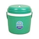 thumbnail image 1 of aislado de doble pared para coche con tapa, enfriador de cubitos de a prueba de frío y calor para alimentos 4.5L verde, 1 of 9