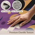 thumbnail image 6 of ODIKA 8'x10' Washable Area Rug Purple Gold Abstract Celestial Design Geometric and Astral Motifs with Modern Artistry for Living Room, Under Sectional, Family , Durable, Non-Slip, 6 of 7