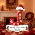 thumbnail image 6 of Personalized Initial Christmas Ornaments 2025, DIY Christmas Ornaments Tree Hanging, A-Z Letter Ornament, Resin Ornament for Christmas Tree, Xmas Gifts for Family Friends (J), 6 of 9