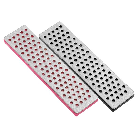 Unique Bargains 100mm 240 Grains Extra Grossiers Ski Planche à Neige Pierre Diamant, Aiguiseur de Bord de Ski Limes Bord de Diamant, Multicolore 2 Pcs