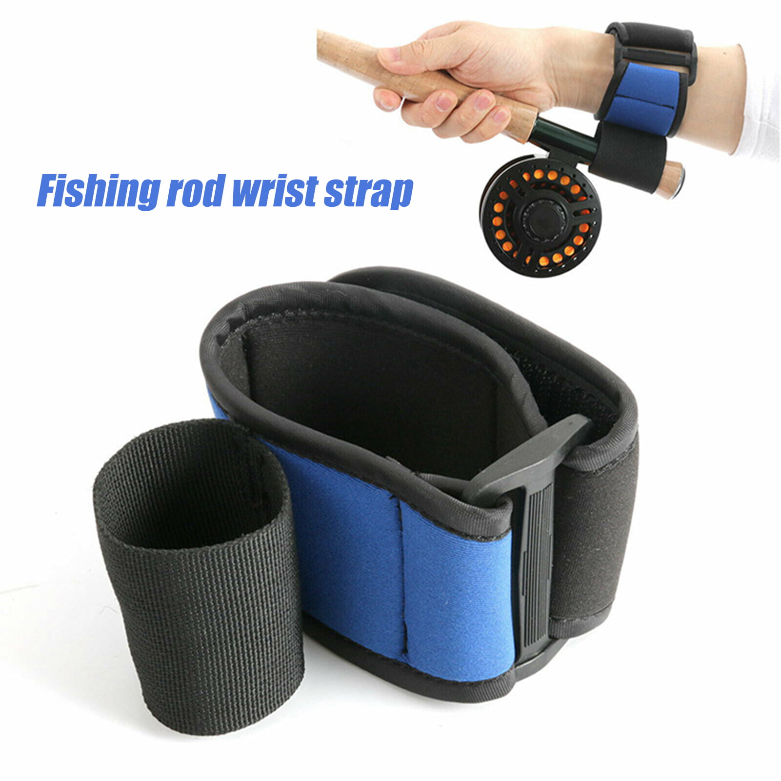 Convenient Fishing Rod Wristband Easy Use Neoprene Breathable Flexible Fishing  Cover Band for Outdoor Fishing, Aid Wrist Support to Prevent Injury 