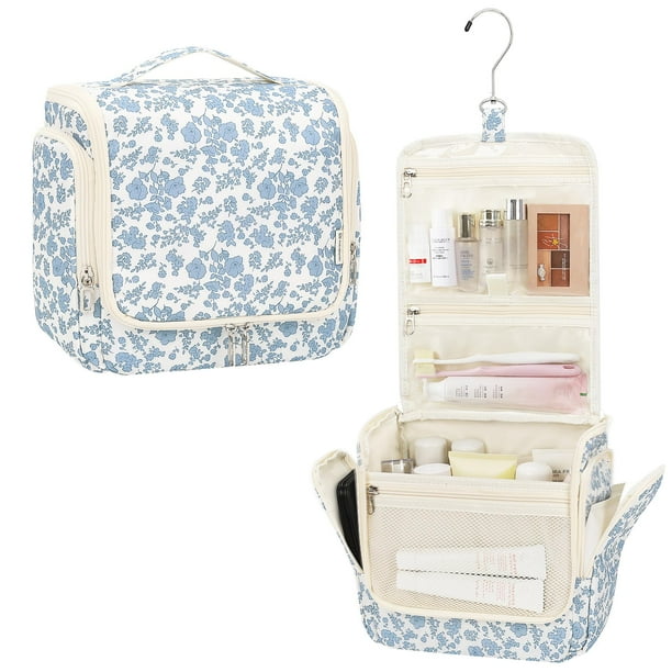 Neceser colgante Relavel, organizador de viaje con estampado floral