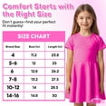 thumbnail image 3 of MISS POPULAR Girls 3 Pack Short Sleeve Skater Dress Soft Cotton Cute Designs Spring Summer | Sizes 4-16, 3 of 6
