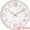 White and Pink, variant on Unique Bargains Silent Non-Ticking Battery Operated Wall Clock Black
