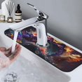 thumbnail image 7 of Fuzoiu Explosive Fluid Splash Art Print Kitchen Faucet Suction Pad, Sink Splash Guard Faucet Mat, Faucet Handle Drip Catcher Tray Drying Mat For Bathroom Kitchen Bathroom Countertop, 7 of 7