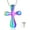 Colorful, variant on Cross Urn Necklace for Ashes Cremation Jewelry Stainless Steel Keepsake Memorial Pendant Necklace for Dad/Mom/Son/Daughter/Aunt/Uncle/Sister