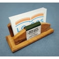 thumbnail image 3 of Holy Land Olive Wood Business Card Holder, 3 of 3