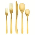thumbnail image 5 of Thyme & Table Royal 20-Piece Gold Stainless Steel Flatware Set, Service for 4, 5 of 6