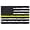 Thin Yellow Line American, variant on Anley Fly Breeze 3x5 Foot Thin Yellow Line USA Flag - American Honoring 911 Operators, Police Dispatchers Flags Polyester