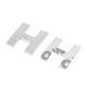 thumbnail image 2 of 3D DIY Metálico en Número Alfabeto a Insignia de Aleación de Zinc Decoración Hogar Baoblaze Emblema del alfabeto, 2 of 8