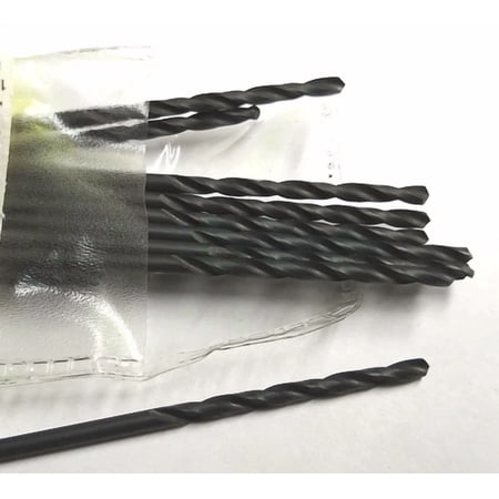 VIVIAN- 1Mm 10 Pieces Twist Drill Bits Metric High Speed Steel 1-5/8 Long Hss 1.0 Mm