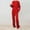 A-Red, variant on Azrian Womens Sweater Two Pieces Hooded,Plus Size Sweatshirt Winter Saving,Fashionable Women's V-neck Color Long Sleeved Pants Set on