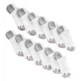 thumbnail image 3 of Hanes Men's X-Temp Active Cool Lightweight Super Low No Show Socks, 12-Pack, Size 6-12, 3 of 6