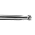 thumbnail image 3 of HELONGCO Aluminum Cut 1/4" x 3/16" Carbide Burr Bur Tool Die Grinder Bit, 1/4" Shank, 3 of 3