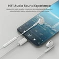 thumbnail image 6 of Kamon USB-C Wired Earbuds with Mic, Type C In-Ear Headphones, Built-in DAC Hi-Res Chip, Powerful Bass & Crystal Clear Audio (White 540), 6 of 8