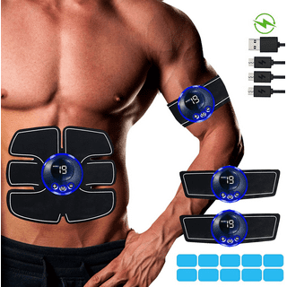 PAMASE 50Pcs/80Pcs Abs Stimulator Training Replacement Gel Sheet Pads for  Abdominal Muscle Trainer, Accessory for Ab Workout Toning Belt