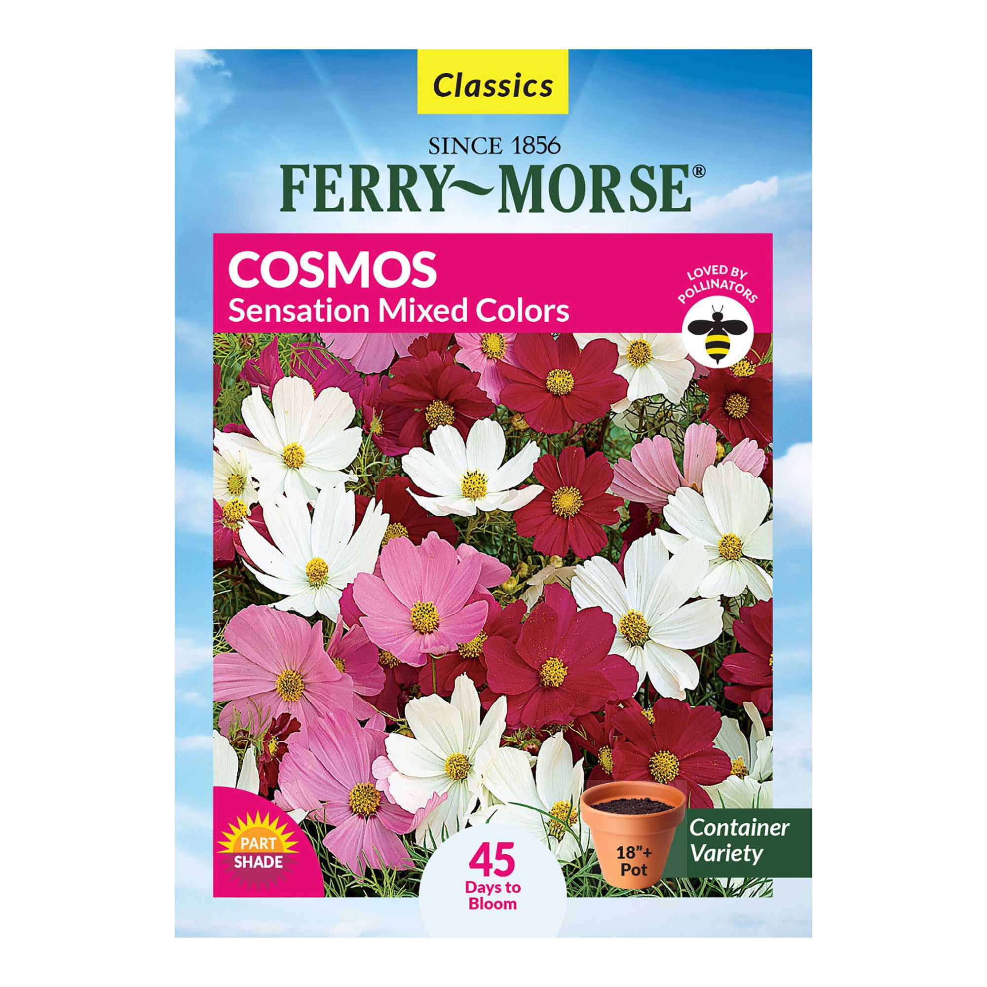Ferry-Morse 360MG Zinnia Mini Zini Mixture Annual Flower