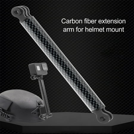 Image of Farfi Lightweight Carbon Fiber Rod Helmet Extension Arm Selfie Hand Grip Tripod Adapter for GOPRO9/8/7/6/5/4/3/MAX