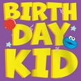 thumbnail image 2 of Girl's Sesame Street Cookie Monster Birthday Kid Graphic T-Shirt, 2 of 4