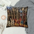 thumbnail image 2 of COMIO  Throw Pillow Cover Guitar Bass Music Musical Instruments Strings Cool Performance Show Square Pillow Case Cushion Cover for Home Car Decorative, 2 of 5