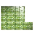 thumbnail image 2 of Meiiso 10pc Peel And Stick Ceramic Tile Paste, 3D Lattice Crystal Ceramic Tile Paste DIY Adhesive Wall Sticker, for Kitchen, Bathroom, 10-Pack Peel & Stick 3D Mosaic Tile Stickers, Style D, 2 of 9