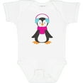 thumbnail image 3 of Inktastic Cute Penguin, Penguin With Ear Warmers, Scarf Boys or Girls Baby Bodysuit, 3 of 5
