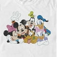 thumbnail image 2 of Men's Mickey & Friends Club House Group Shot Graphic Tee White 2X Large, 2 of 5