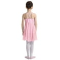 thumbnail image 3 of Xnihocha Kids Girls Ballet Dance Leotard Tutu Dress Cross Back Camisole Dress Modern Lyrical Dancewear Pink XXL, 3 of 7